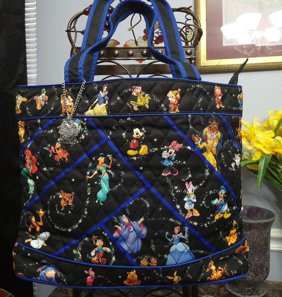Disney quilted Tote Bradford Exchange